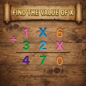 Find the value of X?