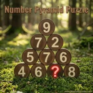 Number Pyramid Puzzle: Replace the question mark in 13 seconds