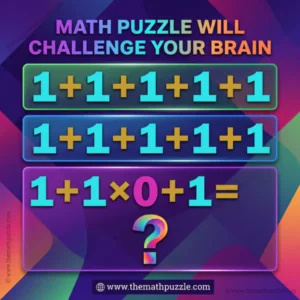 Math Puzzle Will Challenge Your Brain