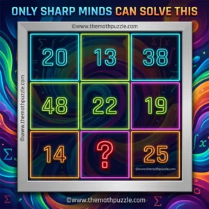 Only Sharp Minds Can Solve This