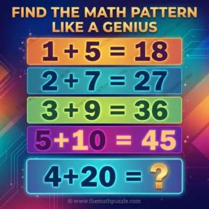 Find The Math Pattern Like A Genius