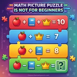 Math Picture Puzzle is Not For Beginners
